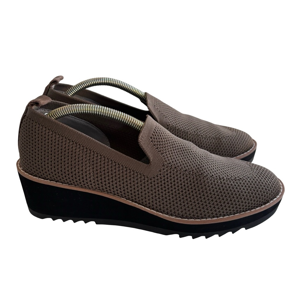 Eileen Fisher Lindy Antelope Stretch Shoes Sz 8